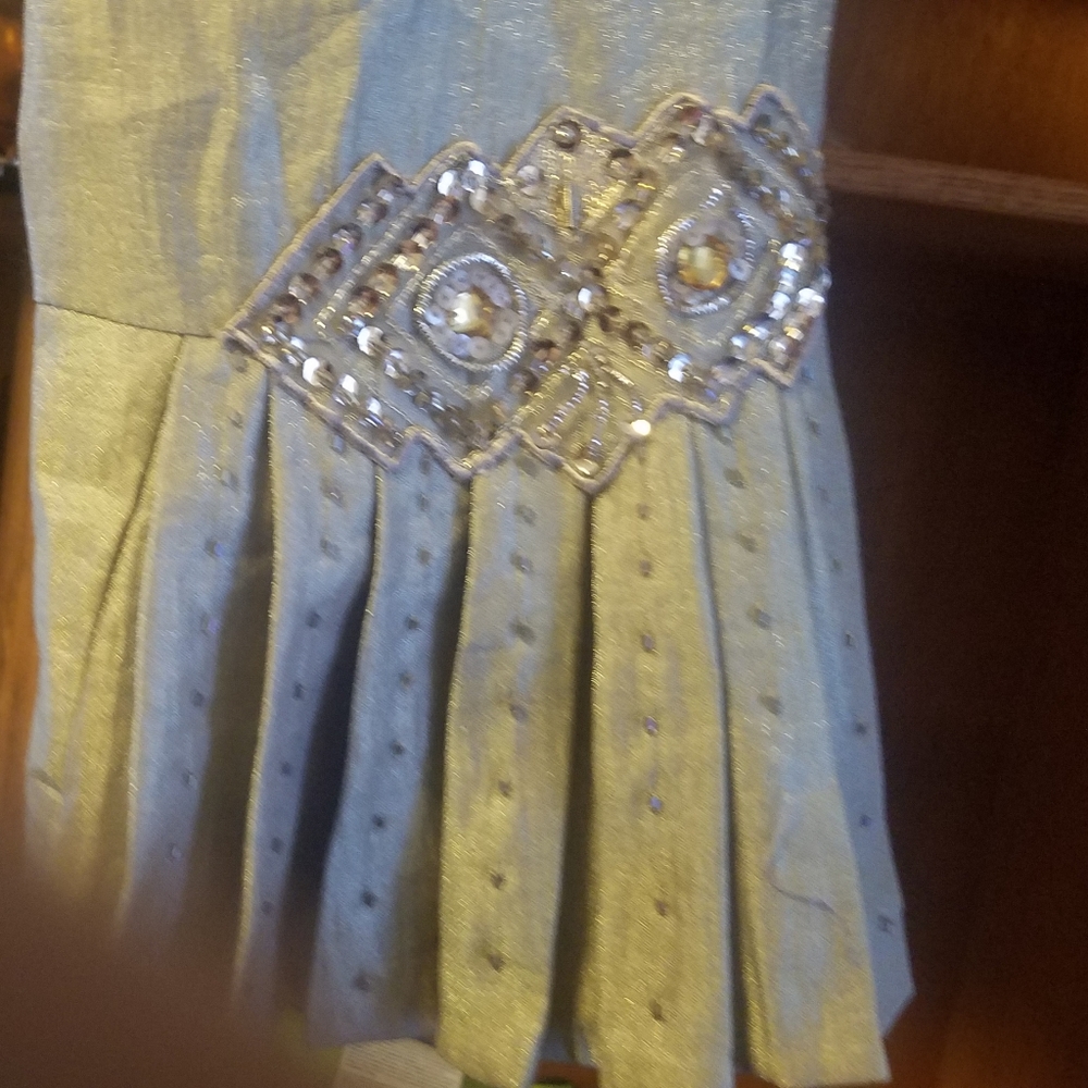 Vintage light sage green bolo evening jacket